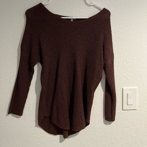 Plum sweater